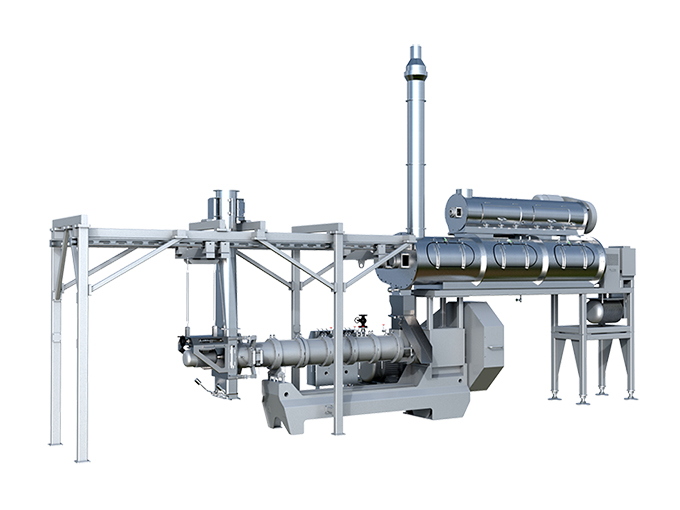 Single-Screw Pet Food Extruder